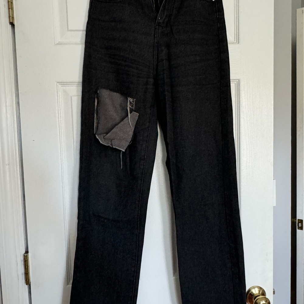 Black Jeans with rip
